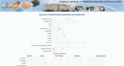 Desktop Screenshot of itmission.keltron.in