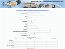 Tablet Screenshot of itmission.keltron.in